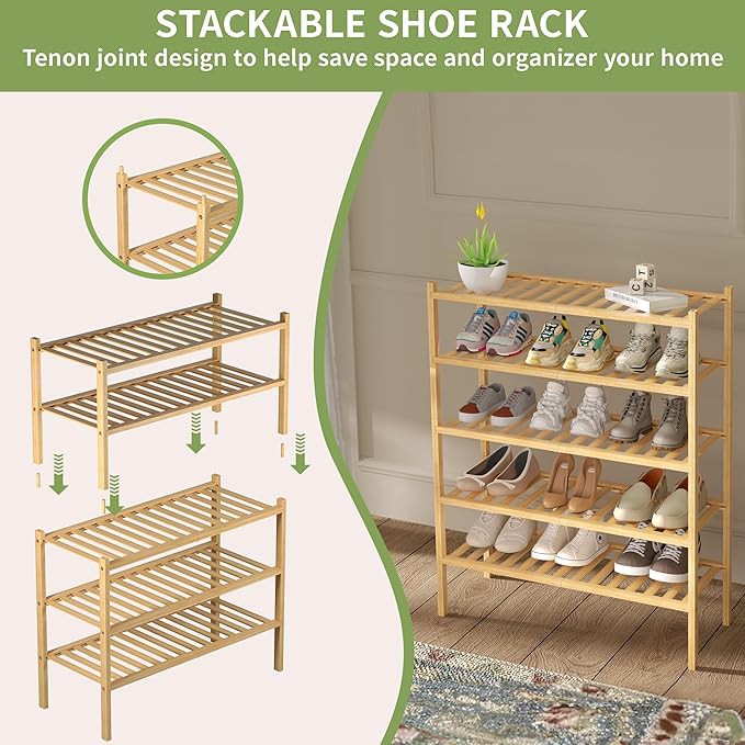 3 Tier Bamboo Shoe Rack price
